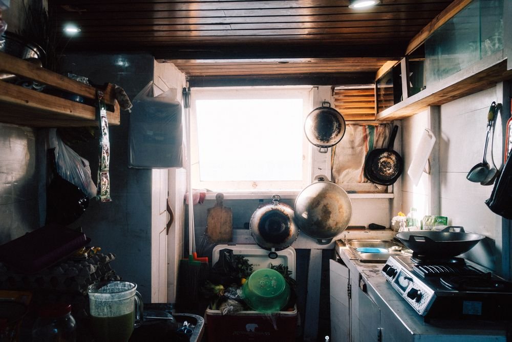 Small outdated kitchen that no longer works for a growing family